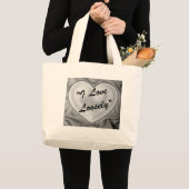 Ik hou er lichtjes van grote tote bag (Voorkant (product))