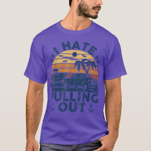 Ik hou er niet van om de rebellenboot kapitein Mot T-shirt