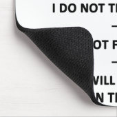 Ik hou er niet van om Tickles te zijn Muismat (Hoek)