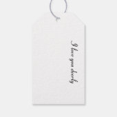 Ik hou erg van je cadeaulabel (Achterkant)