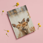 Ik hou erg van je feestdagenkaart