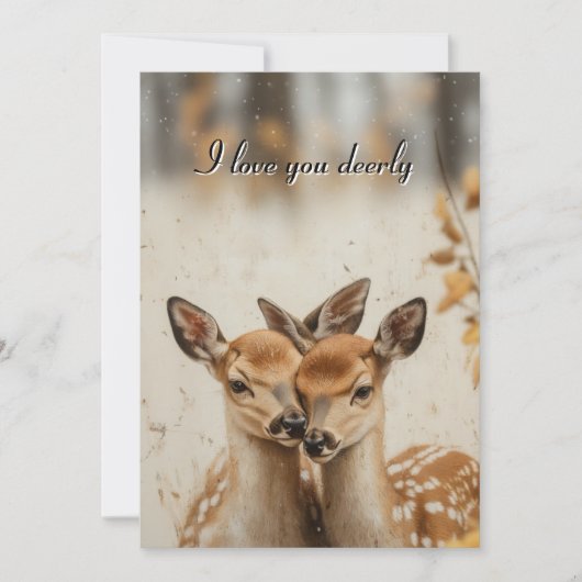 Ik hou erg van je feestdagenkaart (Voorkant)