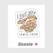 Ik hou erg van je. sticker (Vel)