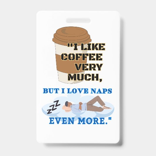 IK HOU ERG VAN KOFFIE BADGE (Voorzijde)