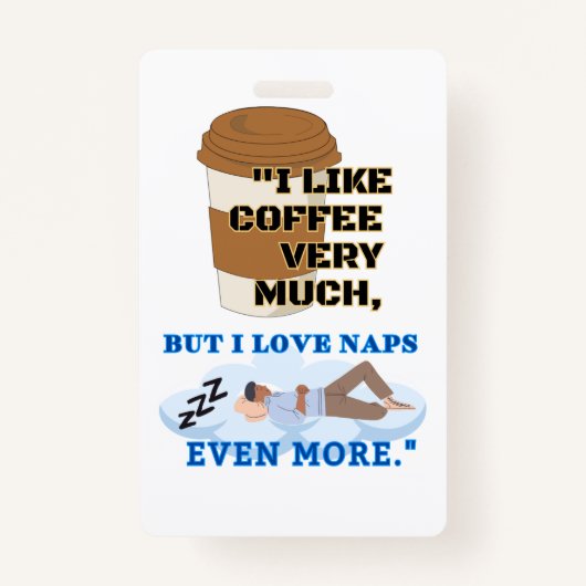 IK HOU ERG VAN KOFFIE BADGE (Voorkant)