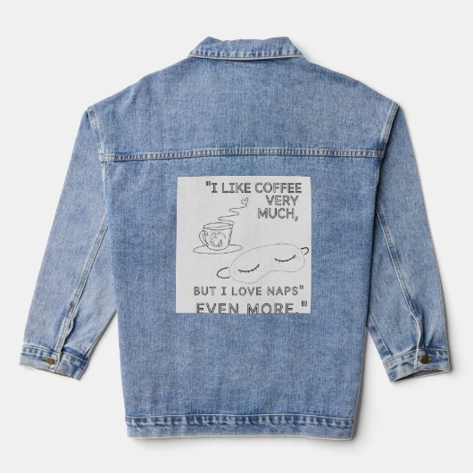 IK HOU ERG VAN KOFFIE DENIM JACKET (Achterkant)