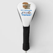 IK HOU ERG VAN KOFFIE GOLFHEADCOVER (Voorkant)