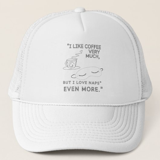 IK HOU ERG VAN KOFFIE TRUCKER PET (Voorkant)