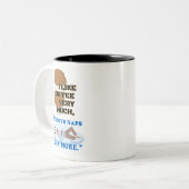 IK HOU ERG VAN KOFFIE TWEEKLEURIGE KOFFIEMOK (Voorkant links)