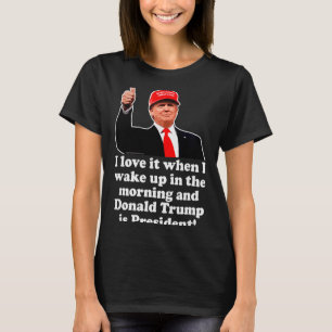 Ik hou ervan als Donald Trump president is 2024 47 T-shirt