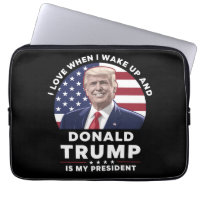 Ik hou ervan als ik wakker word en Donald Trump mi