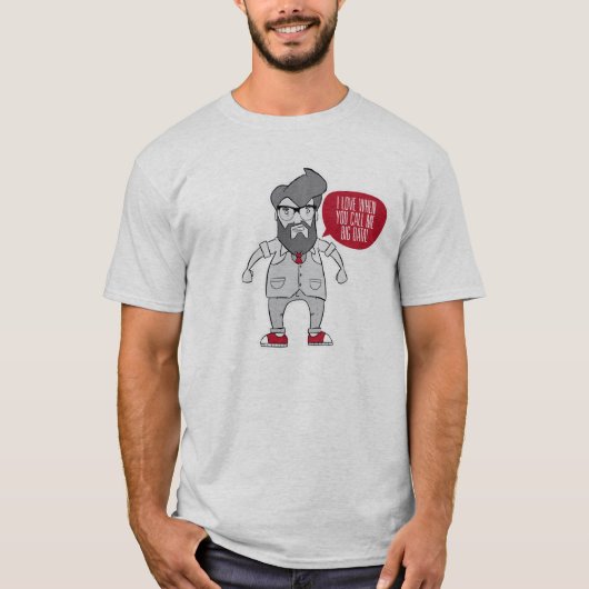 Ik hou ervan als je me Big Data noemt T-shirt (Voorkant)