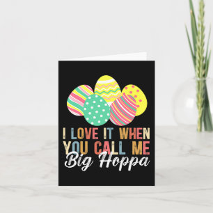 Ik hou ervan als je me Big Hoppa Bunny Ear Eas noe Kaart