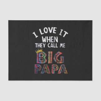 Ik hou ervan als je me Gig Papa Shirt Hip noemt Tissuepapier