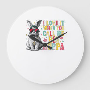 Ik hou ervan als je me grote Hoppa Bunny Pasen noe Klok