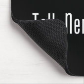 Ik hou ervan als je me kwaad praat (donker) muismat (Hoek)