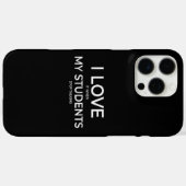 Ik hou ervan als mijn studenten stoppen met praten Case-Mate iPhone case (Achterkant (horizontaal))