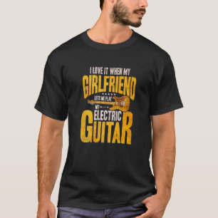 Ik hou ervan als mijn Vriendin mij mijn kiezer laa T-shirt