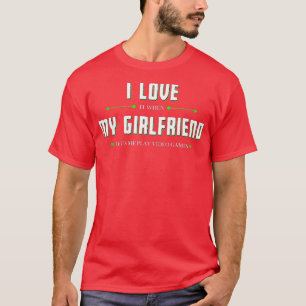 Ik hou ervan als mijn Vriendin mij video laat afsp T-shirt