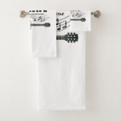 Ik hou ervan als mijn vrouw me een andere gitaar l bad handdoek (Insitu)