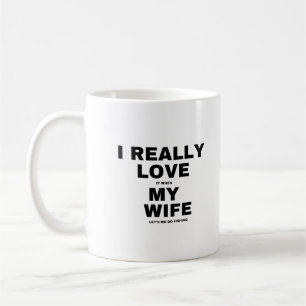 Ik hou ervan als mijn vrouw me laat gaan vissen koffiemok
