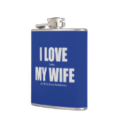 Ik hou ervan als mijn vrouw me laat paddleboarding heupfles (Links)