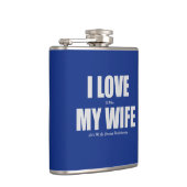 Ik hou ervan als mijn vrouw me laat paddleboarding heupfles (Rechts)