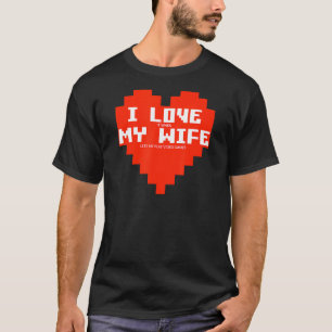 Ik hou ervan als mijn vrouw me video games laat sp t-shirt
