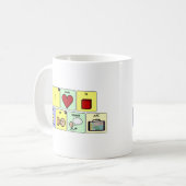 Ik hou ervan als we AAC-Mok spreken Koffiemok (Voorkant links)