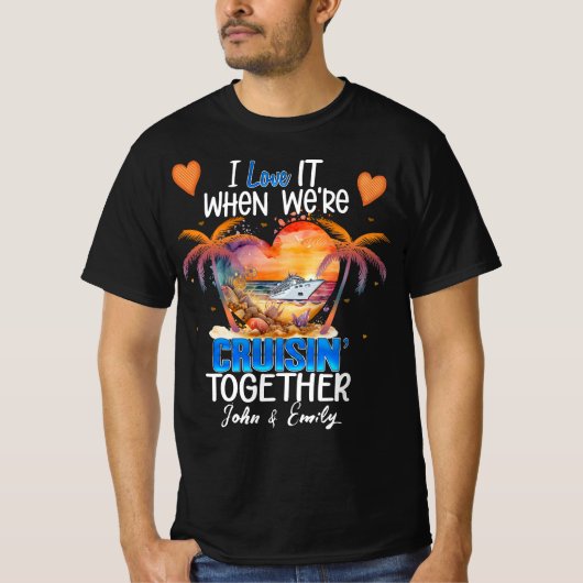 Ik hou ervan als we Cruisether Vaca zijn T-shirt (Voorkant)
