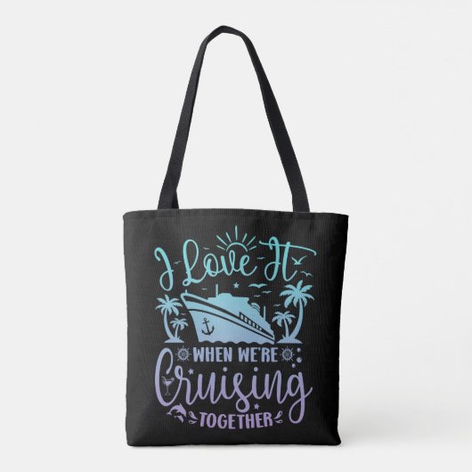 Ik hou ervan als we samen cruise 2024 maken tote bag (Achterkant)