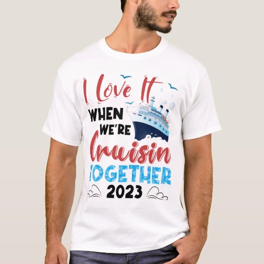 Ik hou ervan als we samen kruipen t-shirt (Voorkant)