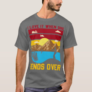 Ik hou ervan als ze meer dan 3 buigt t-shirt