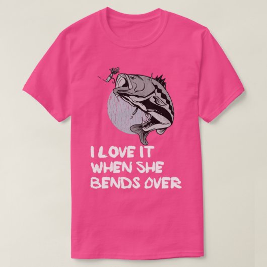 Ik hou ervan als ze meer dan 73 buigt t-shirt (Design voorkant)