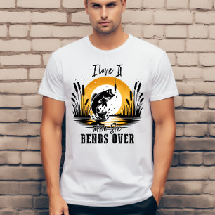 Ik hou ervan als ze ombuigt. t-shirt