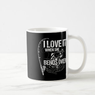 Ik hou ervan als ze over buigt koffiemok