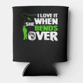 Ik hou ervan als ze over grappige Vist Blikjeskoeler (Voorkant)