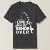 Ik hou ervan als ze over grappige Vist T-shirt (Design voorkant)