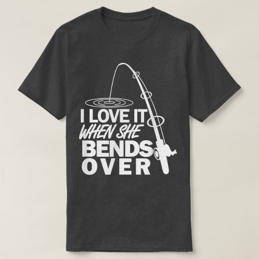 Ik hou ervan als ze over grappige Vist T-shirt (Design voorkant)