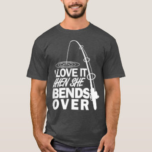 Ik hou ervan als ze over grappige Vist T-shirt