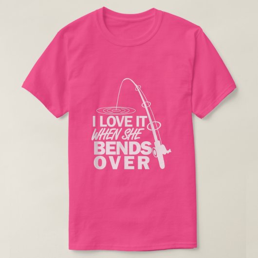 Ik hou ervan als ze over grappige Vist T-shirt (Design voorkant)