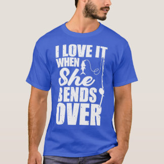 Ik hou ervan als ze over mij heen buigt... als ze t-shirt