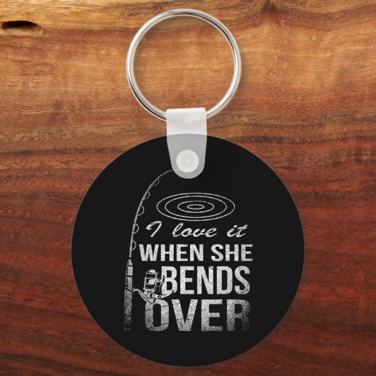 Ik hou ervan als ze over Vist Sleutelhanger (Voorkant)