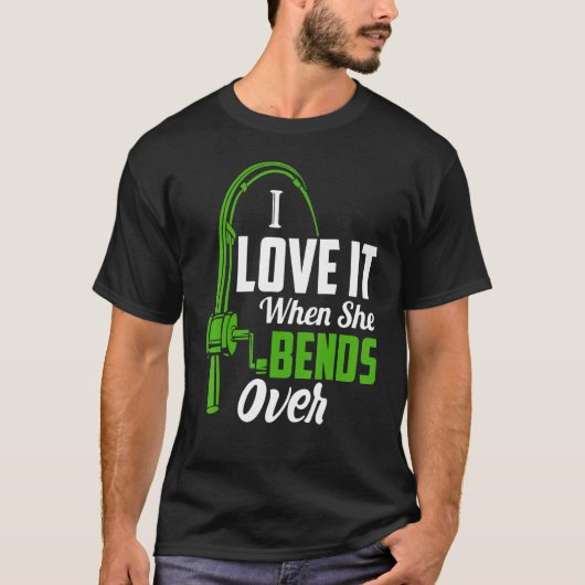 Ik hou ervan als ze over Vist T-shirt (Voorkant)