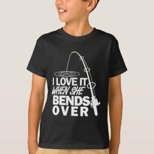 Ik hou ervan als ze zich voorover buigt - Grappige T-shirt