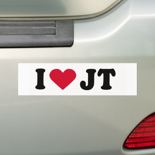IK HOU ERVAN BUMPERSTICKER (Op auto)