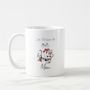 Ik hou ervan dat je mijn moeder bent - kattenliefh koffiemok