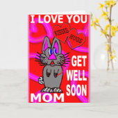 Ik hou ervan dat je snel goed komt kaart (Gele Bloem)