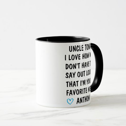 Ik hou ervan dat we niet luid hoeven te zeggen dat mok (Voorkant rechts)