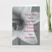 Ik hou ervan dat we samen zijn, alleen omdat... kaart (Voorkant)